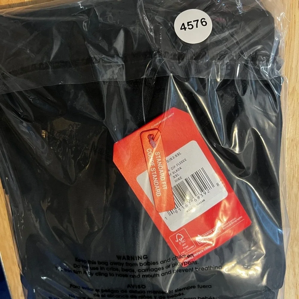 The North Face Tech 1/4‎ Zip Fleece Jacket Men 2XL Black Hunt A Killer Logo